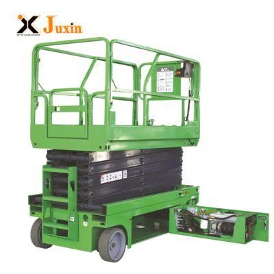 10m Hot Sale Self-Propelled Elevating Lifting Platform Scissor Lift for Indoor