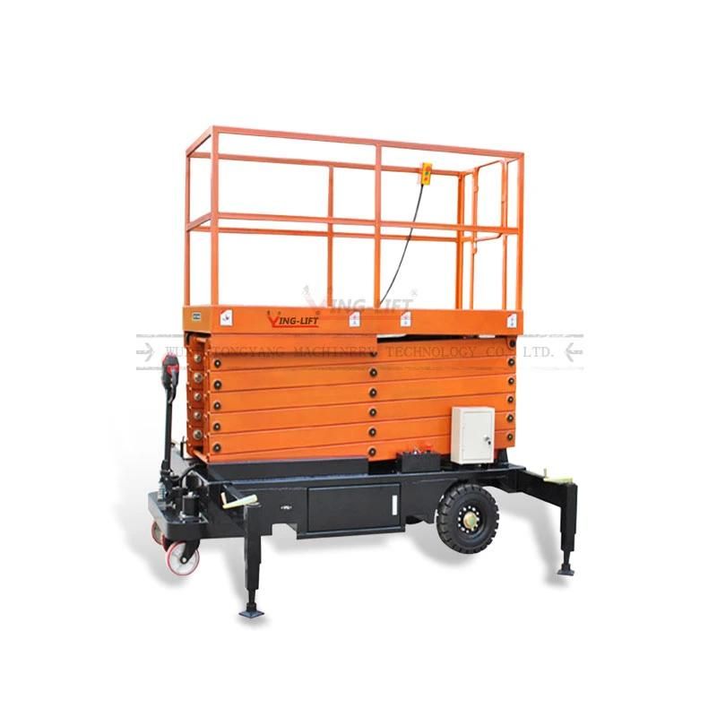 Extendable Scissor Lift Aerial Work Platform Self Propelled Electric Scaffold Lift
