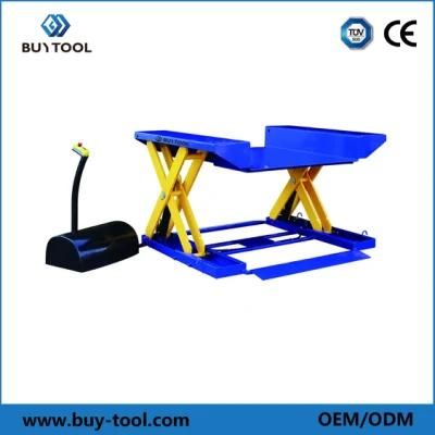 Loading Dock Lift with Zero-Low Ground Level
