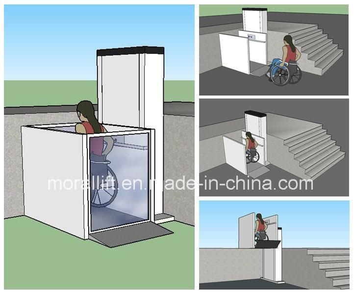 0-10m Height Residential Wheelchair Elevator with 300kg Capacity