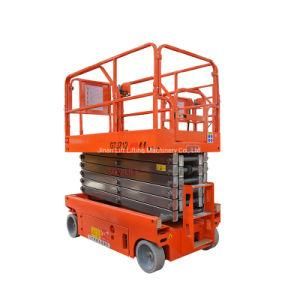 Factory Battery Powered Self-Propelled Genie Scissor Lift Mobile Scissor Sky Lift with Ce