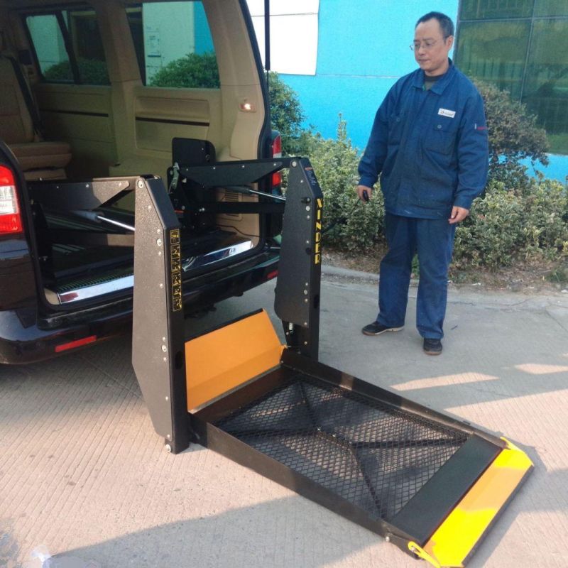 Hot Sale Wheelchair Lift Wl-D-880 Installed in Rear Door for Wheelchair User with Ce Certificate