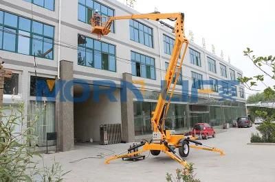 Morn 8m Towable Trailing Articulated Boom Mounted Man Lift