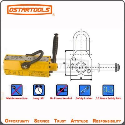 100kg 400kg 600kg 1000kg Permanent Magnetic Plate Lifter