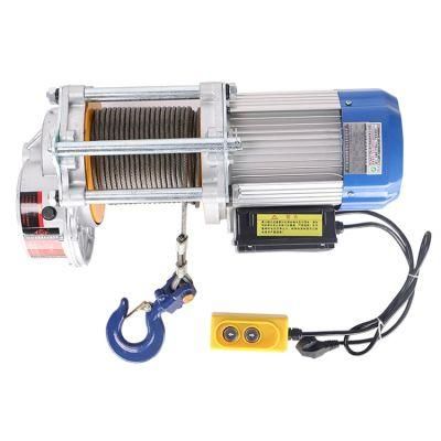 Kcd 220V Mini Hoist Motor Lift Electric Powered High Speed Winch