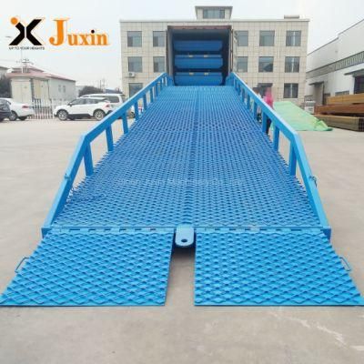 5ton 6ton 8ton 10ton Mobile Hydraulic Unloading Yard Ramp for Truck