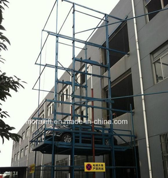 Hydraulic Guide Rail Car Elevator Lift with CE