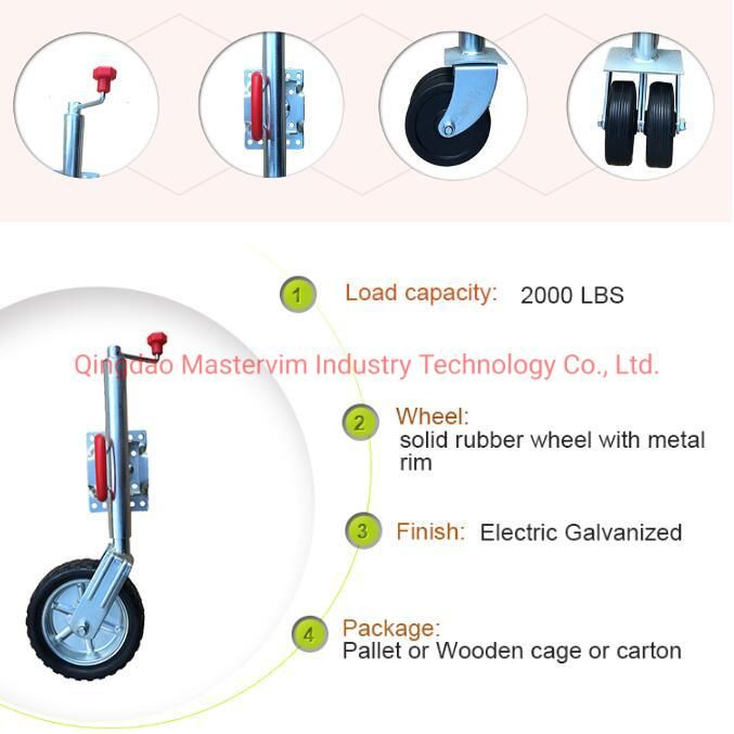 1500lbs Side Wind Trailer Jockey Wheel with Warranty 2 Years