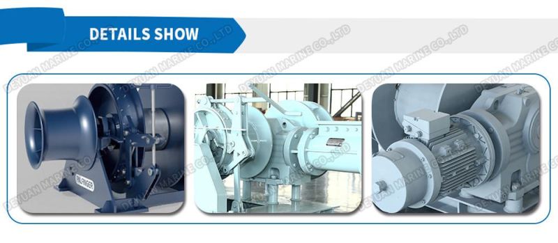 Marine Single Drum Electric Winches for Mooring Usage