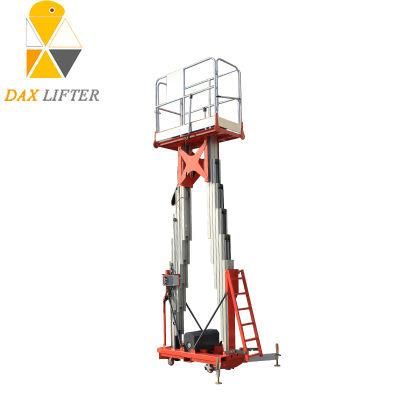High-Class Safe Durable Two Mast Aluminum Hoist for Construction