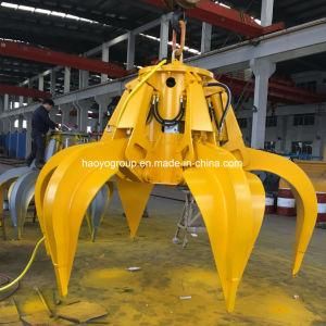 Life Waste Handling Electric Hydraulic Orange Peel Grab Bucket