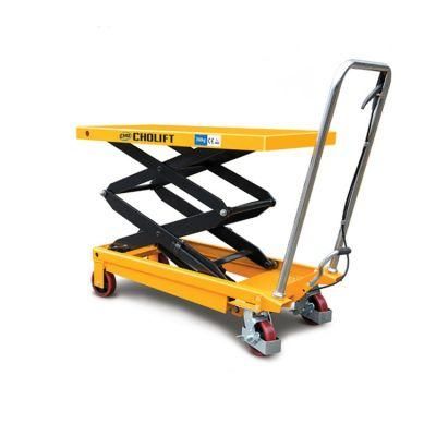 Hydraulic Scissor Lift Table Truck 350kg Load Capacity