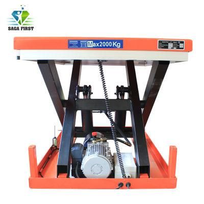 Small Hydraulic Stationary Scossor Lift Table Lift Platform