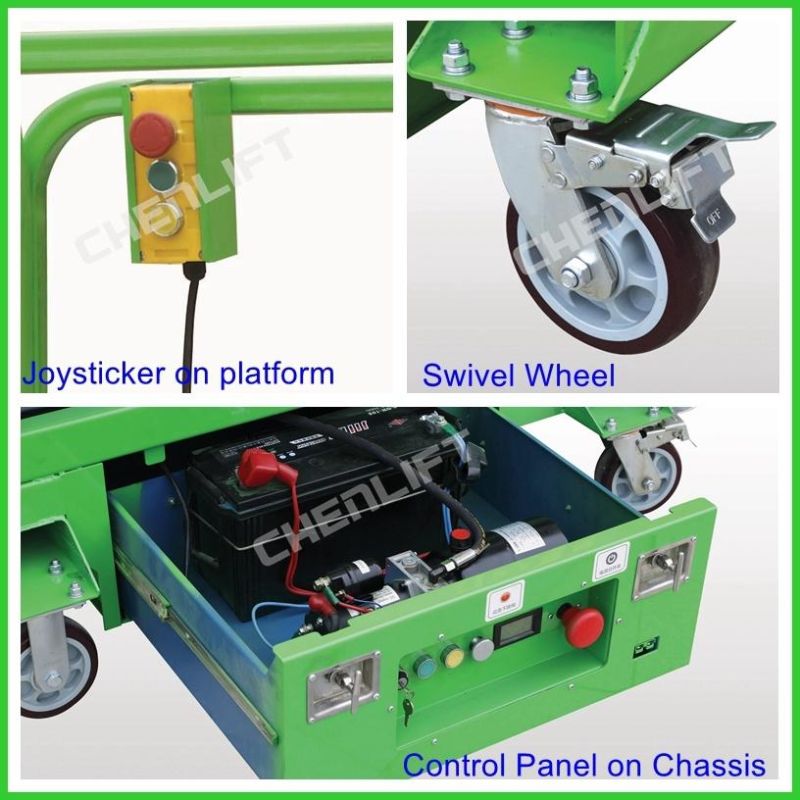Mini Mobile Scissor Lift with 3m 3.9m Lift Height