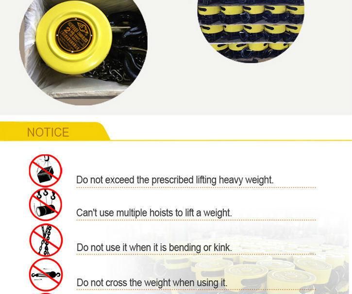 Hugo Hsz Hand Manual Hoist Chain Block