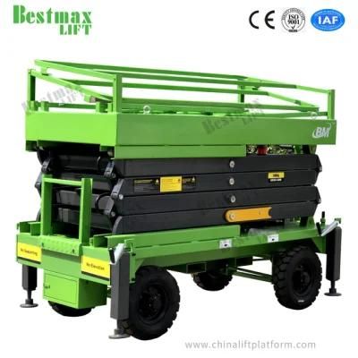 Sjy1-6 Manual Pushing Aerial Work Platform with AC Power