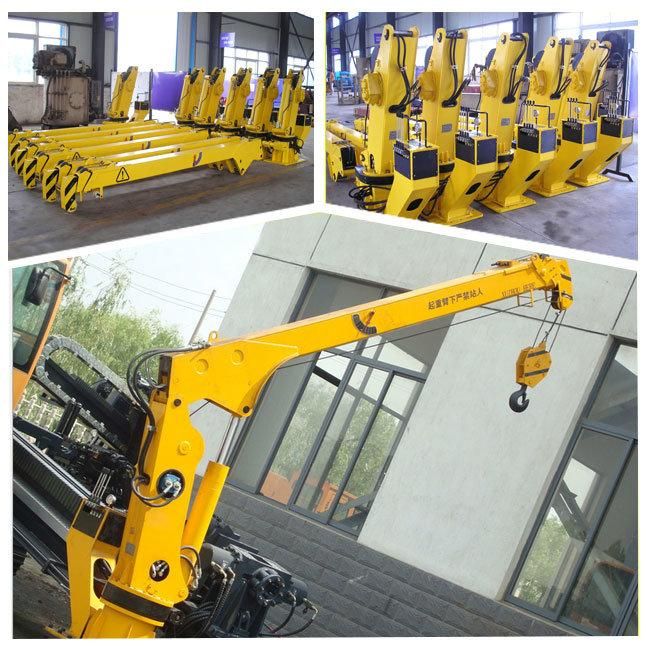 Hydraulic Telescopic Boom Used Boat/Ship Marine Crane