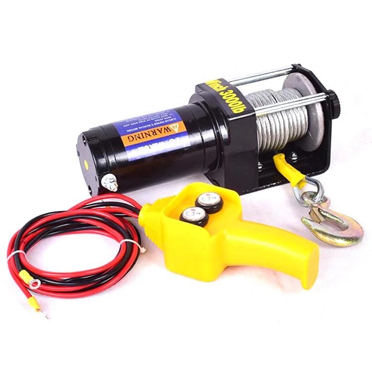 12000 Lb Small 12V Electric Wire Eletrico Rope Hydraulic Winch Car