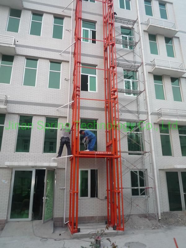 Leading-Rail Hydraulic Cargo Lift Platform