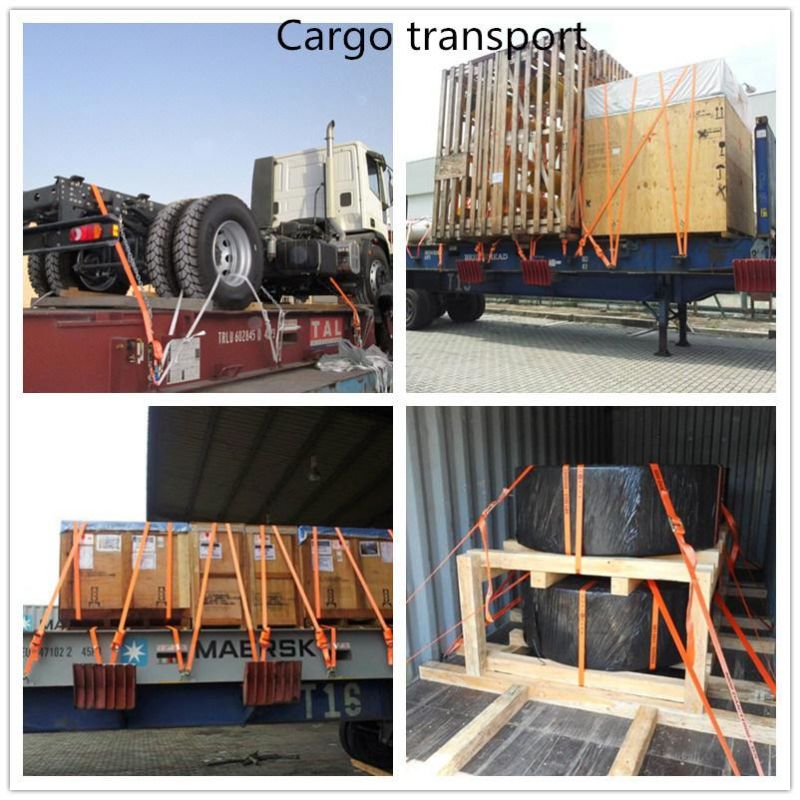 GS Certified 1.5"3t Orange Color Cargo Lashing Belt
