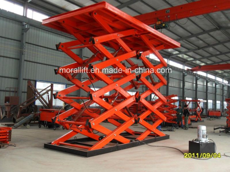 Hydraulic Stationary Scissor Freight Elevators/Scissor Lift Platform