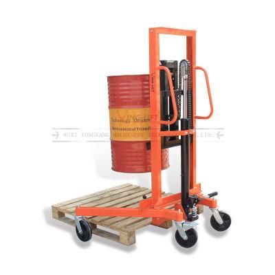 Hot Selling High Quality Capacity 400kg Hydraulic Drum Stacker with Competitive Price