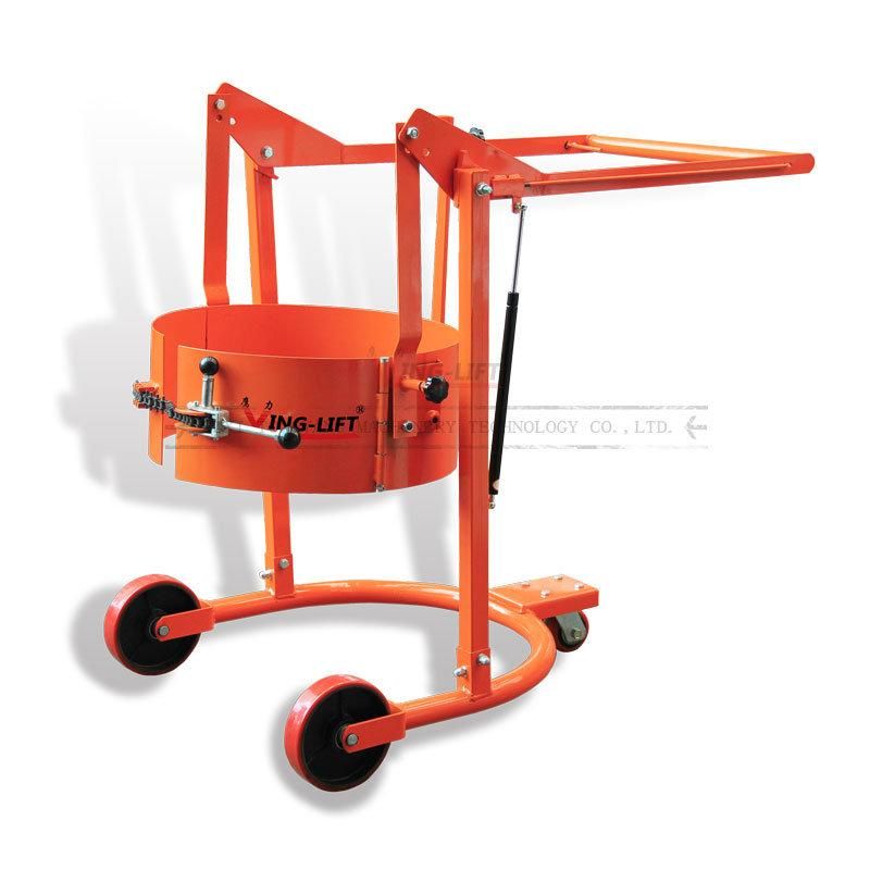 55 Gallon China Manulal Oil Mobile Drum Carrier Drum Dolly Drum Trolley with Tilter