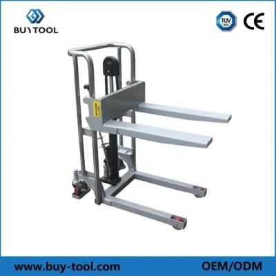 Fork Type Stacker with Adjustable Fork