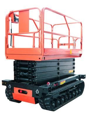 8m Electric Hydraulic One Man Portable Vertical Construction Crawler Scissor Platform Lift
