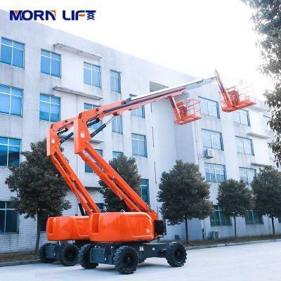 Hot Sale Diesel Articulated Boom Lift Aerial Work Platform Manufacturer