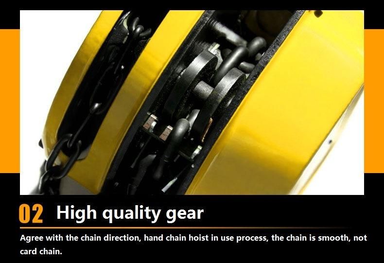 China Factory Price High Quality 5t Hsz Manual Chain Hoist