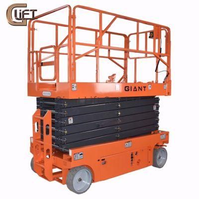 Fully Electric Self Propelled Work Platform Aerial Lift Platform Hydraulic Scissor Lift Stick Control (FSJY)