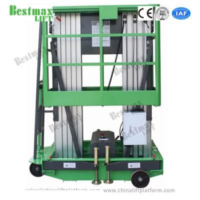 10 Meters Double Mast Aerial Work Platform Vertical Lift