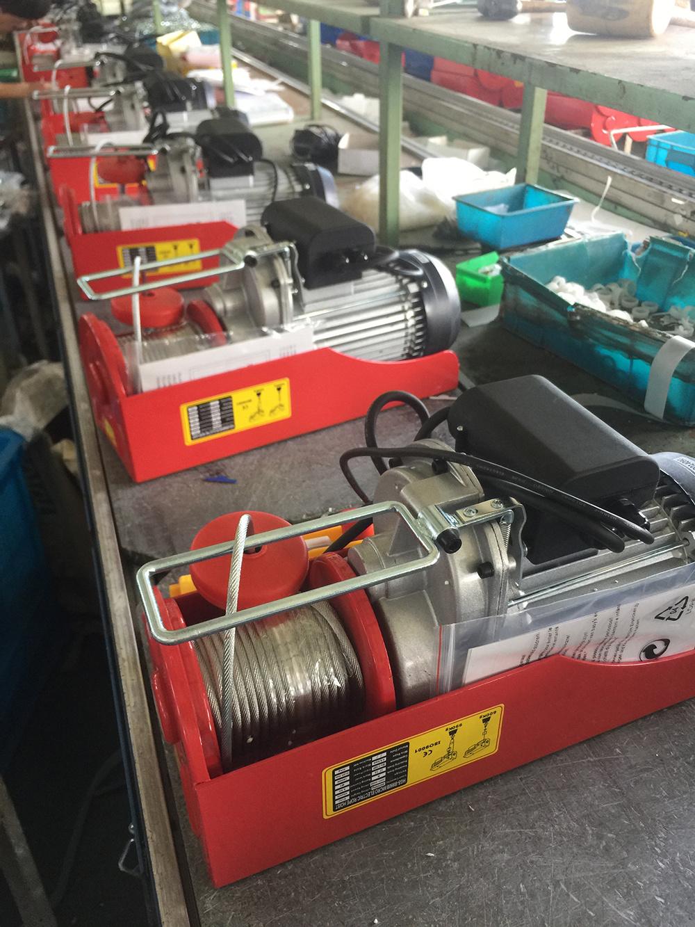 CE Certifiate High Quality PA Type Mini Electric Wire Rope Hoist and Chain Block and Electric Chain Hoist