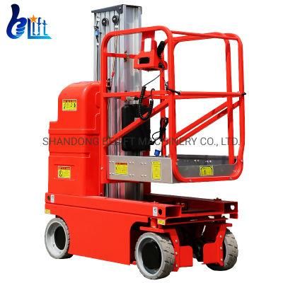 7.5m Single Mast Self Propelled Man Lift for Aerial Work