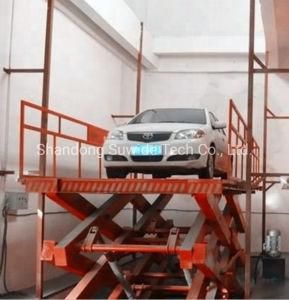 Customizes 3000kg 4000kg 5000kg Hydraulic Fixed Car Lift Electric Basement Stationary Scissor Lift Table Price