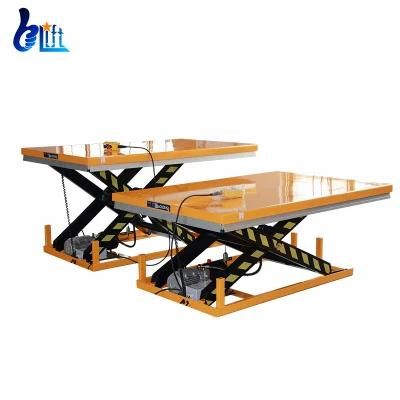 1m-4m High Car Use Stationary Scissor Hydraulic Lift Tables Cargo Lift