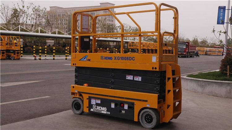 XCMG 10m Sale Electric Scissor Lift Mobile Lifting Platform
