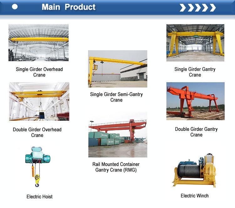 Lda Model Single Beam Electric Overhead Cranes with Trolley