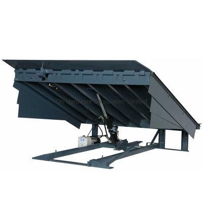 High Quality 10 Ton Hydraulic Forklift Heavy Duty Container Mobile Loading Ramp for Sale Dock Leveler