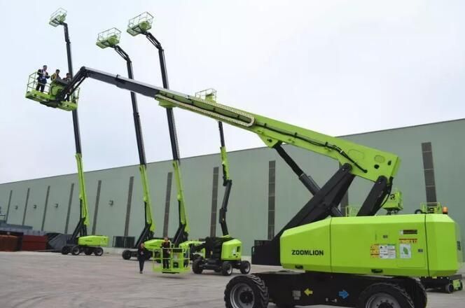 China Zoomlion Articulated Boom Lift Za20je 20m Aeial Working Platform