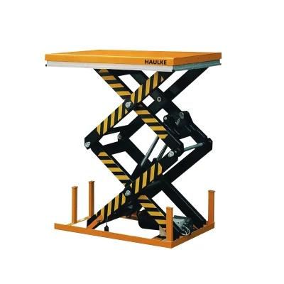 2021 High Quality Cheap Double Fofks Stationary Electric Lift Table