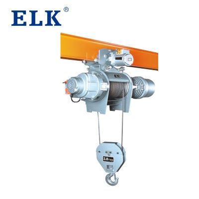 ELK Supply Japan Type 3ton 5ton Electric Wire Rope Hoist with Trolley