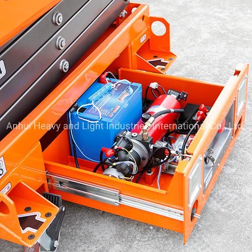 CE Approved Self Propelled Scissor Man Lift Jcpt1418DC Mobile Lifting Platform Price