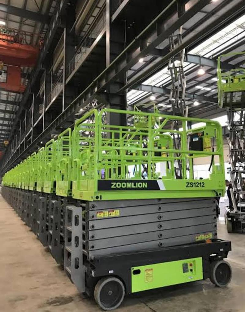 13.8m Zoomlion Hydraulic Pump-Driven Battery Scissor Lifts