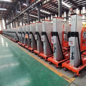 Hydraulic Double Mast Aluminum Alloy Lift Platform Telescopic