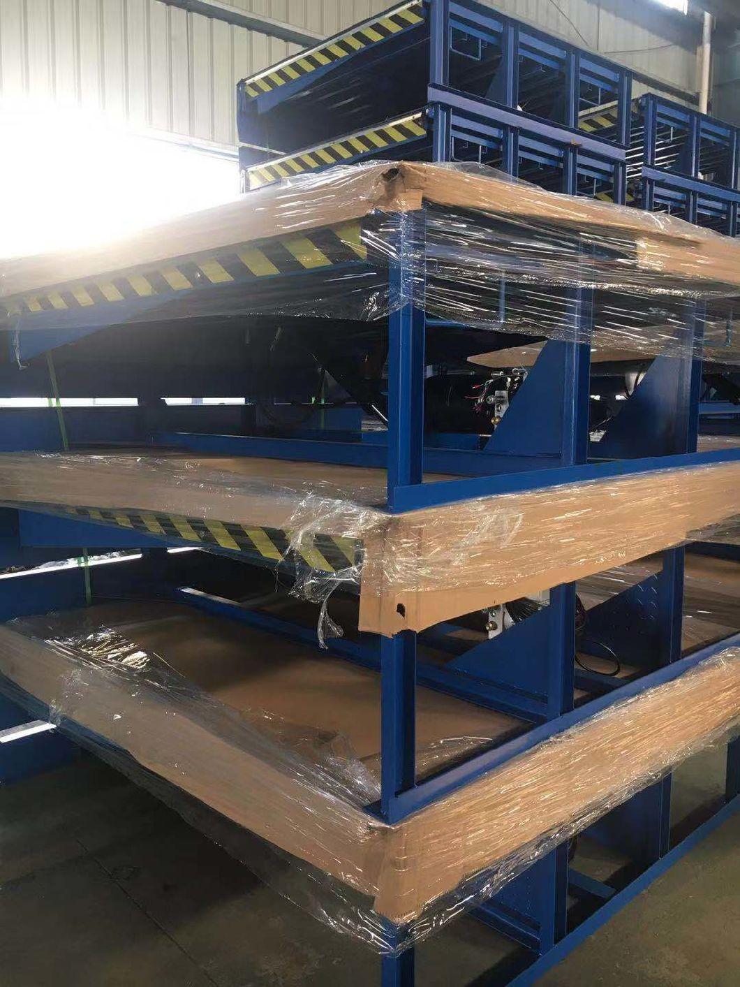 Automatic Stationary Fixed Hydraulic Dock Leveller and Dock Shelter for Warehouse Loading Platforms