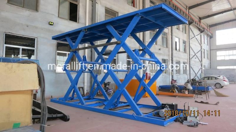 3000kg Capacity Stationary Hydraulic Scissor Mini Lift