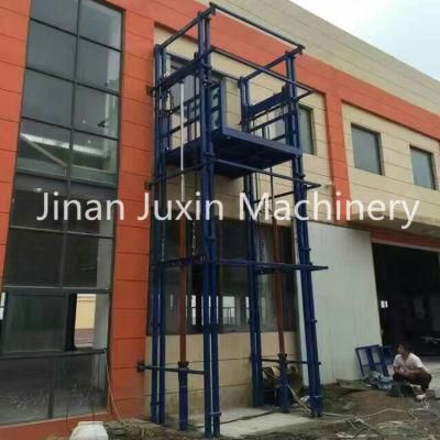 Factory Sells Lead Rail Hydraulic Warehouse Cargo Lift