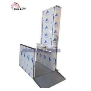 Indoor Outdoor Hydraulic Vertical Wheelchair Lift Platform Electric Disabled Lift Platform for Home
